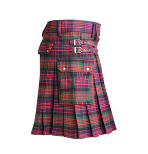 New Design Style Scottish Highland Traditional 2024 Plaid <b>Tartan</b> Kilts Available in Cheap Price - Product Image 2