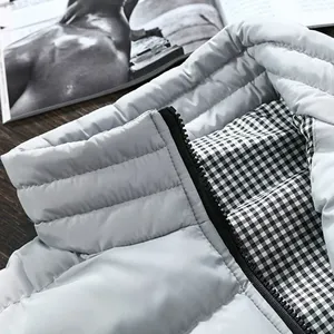 เสื้อแจ็คเก็ตบุรุษคุณภาพดีที่สุดของผู้ชายสําหรับฤดูหนาวขนาดบวกกันน้ําลาย Camo เสื้อกั๊กโลโก้ที่กําหนดเอง - Product Image 4