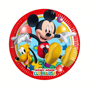 Assiettes jetables Mickey Mouse Clubhouse 23 cm 8 pièces Fournitures de fête - Product Image 2
