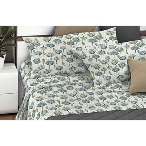 ชุดเครื่องนอนผ้าฝ้ายแท้พิมพ์ลายปลอกหมอน2ใบขนาดพอดีแบบอิตาลี - Product Image 2