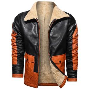 Chaqueta de cuero genuino estilo motorista clásico para hombre diseño resistente con cierre de cremallera y cuello de solapa - Product Image 6