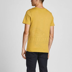 Camiseta de Algodón Ecológica Transpirable de Secado Rápido para Hombre 2024, Logotipo Personalizado, Color Personalizado, Manga Corta, Sólida, Alta Calidad, Venta al por Mayor - Product Image 4