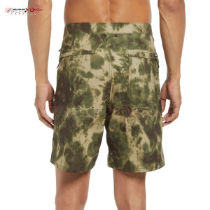 Shorts de plage décontractés en toile imprimée pour hommes avec doublure en maille respirante, taille à cordon de serrage, séchage rapide, légers, pour l'été - Product Image 2