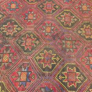 Alfombra de 5.3x10 pies, Alfombra Vintage Grande, Alfombra Oriental Roja - Product Image 3