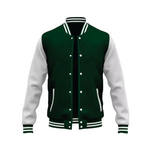 Veste universitaire noire classique pour homme, taille plus, personnalisable, broderie en chenille de haute qualité, doublure en laine décontractée pour l'hiver, nouveauté - Product Image 2