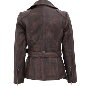 Veste en cuir pour femme, durable, coupe-vent, tricotée, écologique, respirante, de haute qualité, meilleures ventes, meilleur design, vêtements d'hiver - Product Image 2