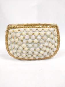 Sac de soirée bohème fait main pour femmes, pochette en résine mosaïque nacre avec chaîne, usage quotidien, modèle tendance - Product Image 4