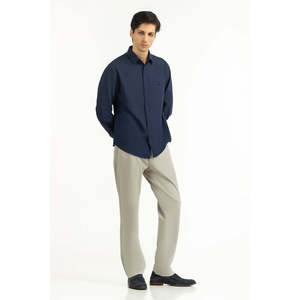 Camisas Casuales de Hombre en Tela Popelina 100% Algodón, Estilo Business con Doble Botonadura, Antiarrugas, Corte Regular - ODM MN-CS-WS25-273 - Product Image 5