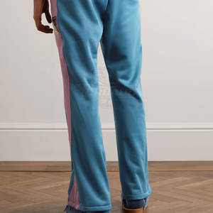 Pantalon de survêtement décontracté pour homme respirant et à séchage rapide, taille mi-haute, coton très élastique, style streetwear, jambes évasées, motif droit - Product Image 3