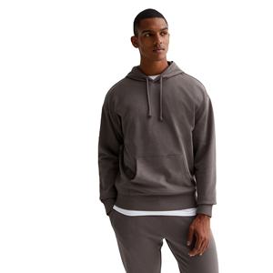Sudadera con capucha de manga larga para hombre, ropa de calle Hip Hop de algodón 100%, sudadera térmica con serigrafía bordada para invierno - Product Image 1