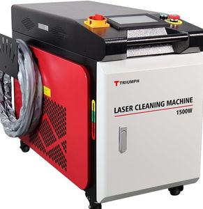 Triumph Laser เครื่องกำจัดสนิม, 1500วัตต์เครื่องเลเซอร์กำจัดสนิมแบบมือถือต่อเนื่องเครื่องทำความสะอาดเลเซอร์ไฟเบอร์สำหรับโลหะ - Product Image 1