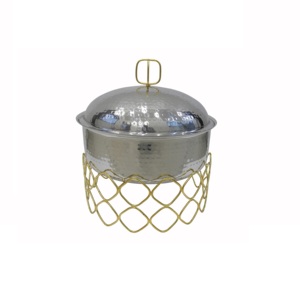 Design attrayant en acier inoxydable chauffe-plats avec support de brûleur comptoir serveur de nourriture chaude équipement alimentaire buffet chauffe-plats - Product Image 3