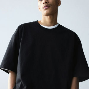 T-shirts en coton à épaules tombantes pour hommes – Nouveaux designs en promotion – Vêtements d'été de qualité supérieure – Prix de gros – T-shirts personnalisés - Product Image 6