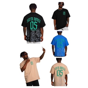 Camiseta Extra Grande, Estilo Urbano, Estampado Gráfico Vintage, Talla Grande, Algodón Grueso, OEM ODM - Product Image 6