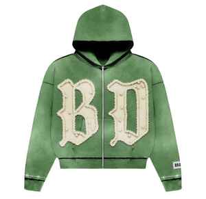 เสื้อฮู้ดล้างกรดโอเวอร์ไซส์ซักเสื้อผ้ามีฮู้ดผ้าฟลีซมีฮู้ดผ้ามีฮู้ดสำหรับซักเสื้อผ้ากันหนาวทรงหลวมมีกรด - Product Image 5