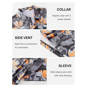 เสื้อโปโลผู้ชายสำหรับเล่นกอล์ฟ ออกกำลังกายกลางแจ้ง ใส่ได้ทุกวัน และใส่ทำงานแบบลำลอง - Product Image 5