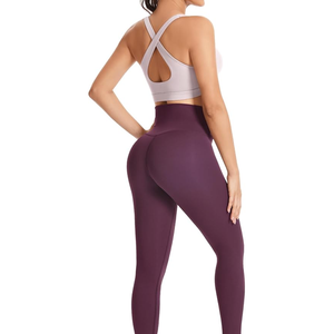 Leggings de cintura alta con Sujetador deportivo Conjuntos de ropa de gimnasio Trajes de yoga para mujer de alta calidad 2 piezas - Product Image 2