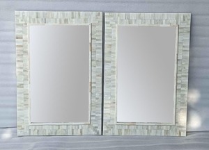 Espejo de Pared de Lujo con Incrustaciones de Hueso, Personalizable, Diseño de Color Personalizado, Logotipo, Estilo Moderno Industrial, Hecho a Mano, Ecológico, Juego de 4 Piezas, el Mejor - Product Image 3