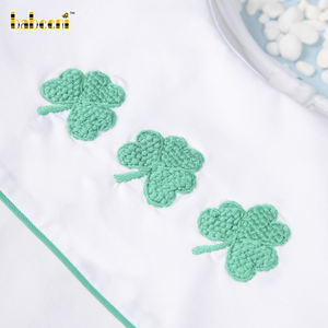 Babeeni OEM ODM Ensemble pour garçon en crochet à motif animal personnalisé, broderie artisanale, style luxueux, vêtements pour enfants en coton OEKO-TEX - Product Image 4