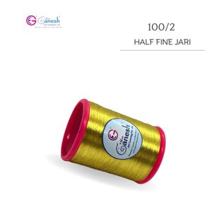 Fil de broderie indien Zari Jari Kasab LC 1260 Fil de polyester métallique avec marque Lurex pour le tissage et le tricot à la main - Product Image 3