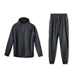 Venta al por mayor OEM ropa de entrenamiento de alta elasticidad de algodón polar de los hombres Jogging chándal gimnasio ropa activa pantalones de chándal y conjunto con capucha - Product Image 3