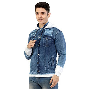 Nouvelle Veste en Jean Décontractée pour Homme 2026 – Grande Poche, Couleur Unie, Style Workwear – Vente en Gros - Product Image 3