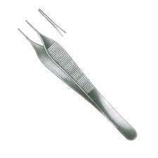 Pinces à pansements Adson en titane, instruments chirurgicaux en acier inoxydable, manuelles, certifiées CE ISO13485, kit d'instruments - Product Image 3