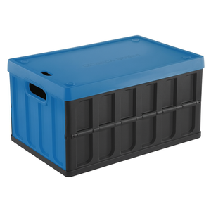 Conteneur pliable (46L) avec couvercle CARGO Noir et Bleu 8034118704 - Product Image 2