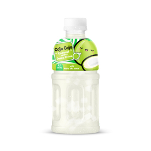 10,8 FlOz Cojo Bebida de agua de coco con 25% Nata De Coco Puré de Vietnam suministrado en botella - Product Image 1