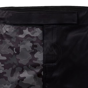 กางเกงขาสั้น MMA สำหรับผู้ชายน้ำหนักเบามาใหม่2025-26สินค้ามาพร้อมฉลากส่วนตัวชุดศิลปะการต่อสู้ระบายอากาศได้ดี - Product Image 5