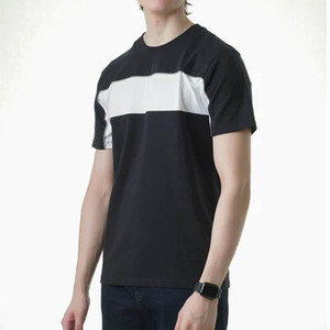 T-shirt pour homme coupe ample avec manches courtes en fibre de coton/bambou - Product Image 4