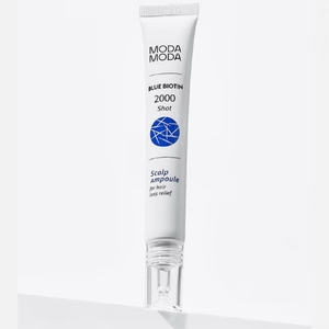 Ampolla Capilar de Biotina Azul DAISO MODA MODA, 2000 Unidades, 20 ml, Fórmula Herbal para la Prevención de la Caída del Cabello - Product Image 1