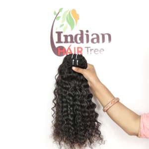 Extensions de cheveux humains indiens Remy bruts bouclés, qualité supérieure, cuticules alignées, qualité vierge, prix de gros, par Export - Product Image 3