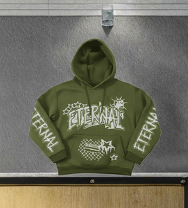 บริการรับผลิตเสื้อผ้าสตรีทแวร์แบบขายส่ง ออกแบบตามสั่ง ผลิตตามแบบ OEM เสื้อสเวตเชิ้ตทรงปกติสำหรับฤดูหนาว ให้ความอบอุ่น ไม่ยับง่าย เสื้อฮู้ดแบบสวมหัว จำนวนมาก - Product Image 2