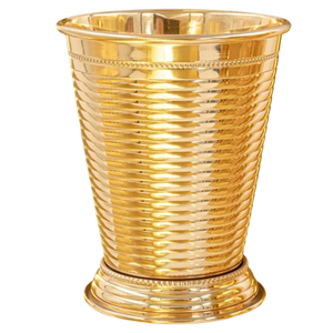 Shiny Polished Stainless Steel Metal Drink Ware New Fancy Design <b>Glass</b> Ideal for Water Juice and Decorative Use - Product Image 3