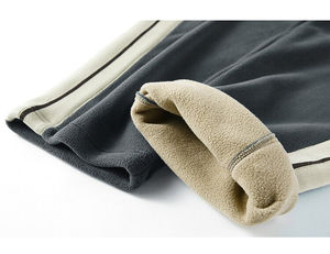 ชุดวอร์มลำลองผ้าฟลีซสีชมพูสำหรับฤดูหนาว รุ่นปี 2025 แบบยูนิเซ็กซ์ ไซส์พลัส ผลิตจากโพลีเอสเตอร์ เนื้อผ้าหนา ระบายอากาศได้ดี เหมาะสำหรับใส่เล่นกีฬาหรือใส่ลำลอง - Product Image 6