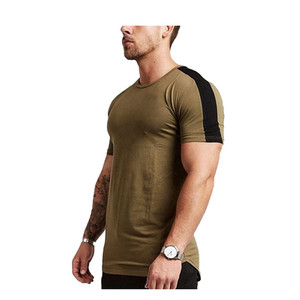 Camisetas de diseño personalizado para hombre, 100% algodón ecológico, transpirable, cómodo, sólido, suelto, 220 gramos, Jersey para ropa informal - Product Image 3