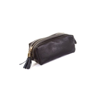 2024 New <b>Large</b> <b>Capacity</b> <b>Travel</b> <b>Cosmetic</b> <b>Bag</b> for Women Black Color Leather <b>Cosmetic</b> <b>Bag</b> - Product Image 1