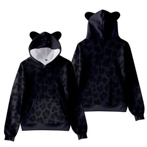 Sweat à capuche en éponge sublimé personnalisé de meilleure qualité pour femmes du Pakistan avec logo avant imprimé haute visibilité - Product Image 4