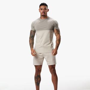 Alta calidad al por mayor de verano para hombre Joggers traje de peso pesado de dos piezas pantalones cortos chándal de talla grande logotipo personalizado ropa deportiva - Product Image 6