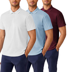Precio al por mayor de los hombres cómodos de gran tamaño para Polo camiseta etiqueta privada personalizada tela de punto sólido - Product Image 1