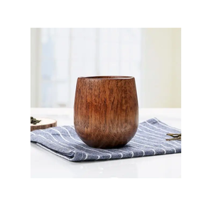 Verre à vin en bois élégant, design antique, taille personnalisée, décoration de table en bois, hôtel à prix abordable - Product Image 1