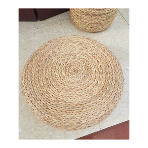 Coussin ottoman à jacinthe d'eau à prix compétitif Mobilier moderne couleur naturelle du Vietnam de bonne qualité - Product Image 1