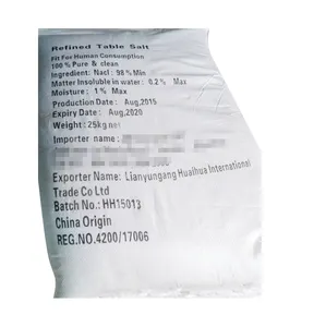 전문 공장 제조 식용 테이블 암염 요오드화 정제 된 소금