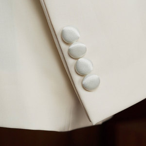 Traje de Etiqueta Negro Flameado Tailored Passion para Hombre, de 3 Piezas (Chaqueta, Pantalones y Chaleco) |   Colección Lovey Dovey |   Desde Vietnam - Product Image 4