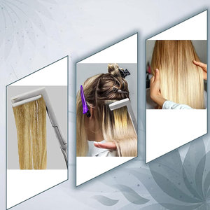 Outils d'extensions de cheveux pince pince outil pour micro anneau lien perle extensions de cheveux humains pince d'extension de cheveux en acier poli - Product Image 5