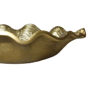 Plateau décoratif de luxe en métal pour mariage, idéal pour servir des noix, des biscuits, prix abordable, accessoires de centre de table - Product Image 3