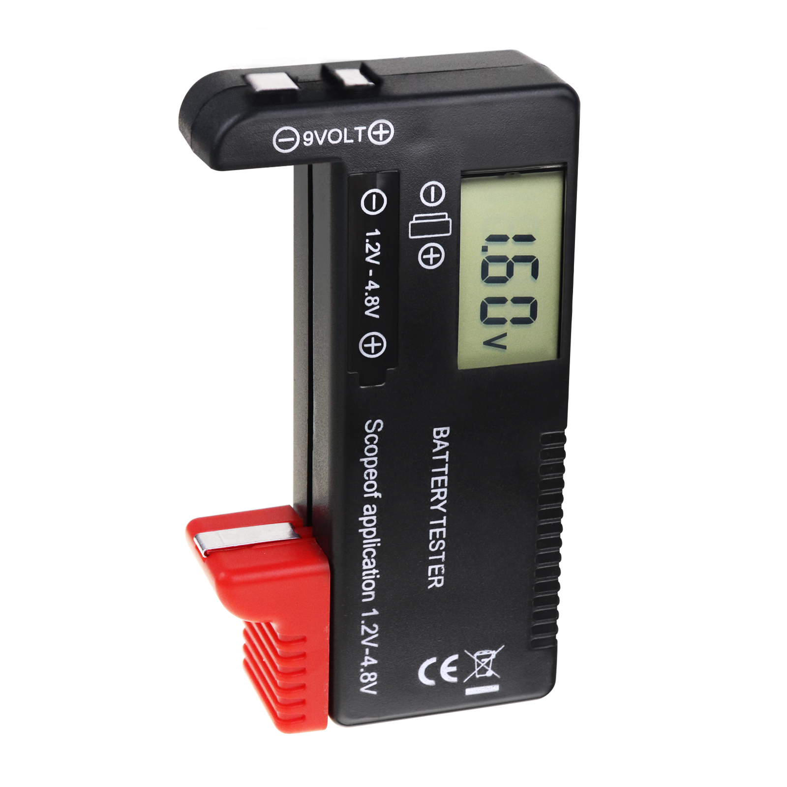 Batterietester mit LCD Display, Digitaler Batterietester Batterietester mit LCD Display, Digitaler Batterietester