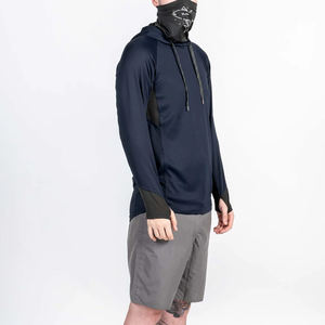 Últimas sudaderas con capucha de pesca de secado rápido impermeables de talla grande para hombres de moda nueva llegada 100% poliéster suave transpirable al aire libre - Product Image 4