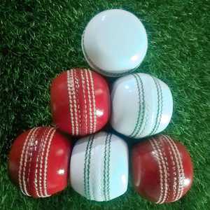 Synthetic Poly Hard Red Cricket Ball- Pack of 12 Red KU